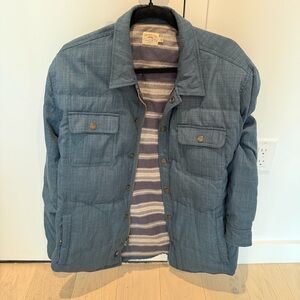 Faherty down jacket with quilted lining